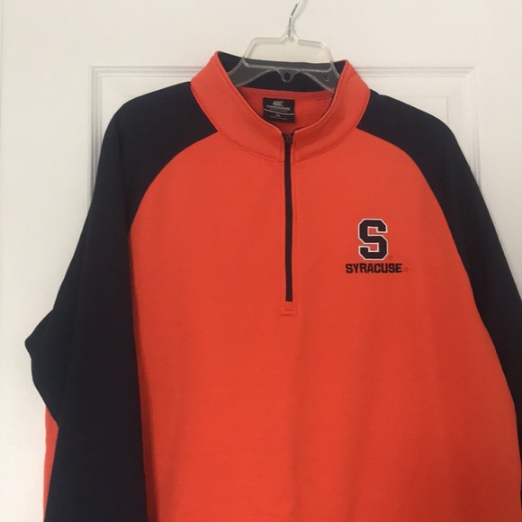 🍊NWT Syracuse Orange Men’s Zip-Up Crewneck🍊 - Picture 2 of 6
